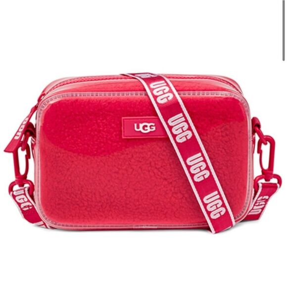 NWT UGG Janey II Clear Hibiscus Pink Crossbody - Picture 1 of 8